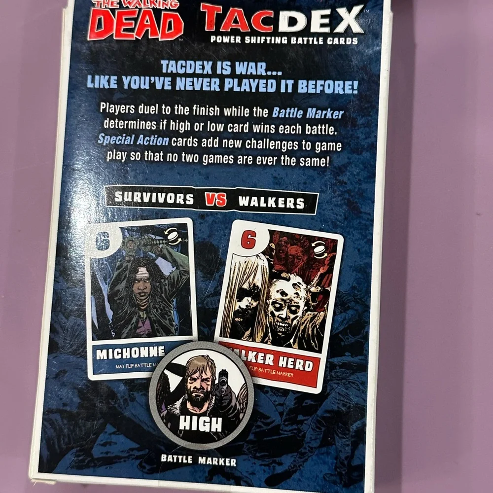 The Walking Dead TacDex Card Game